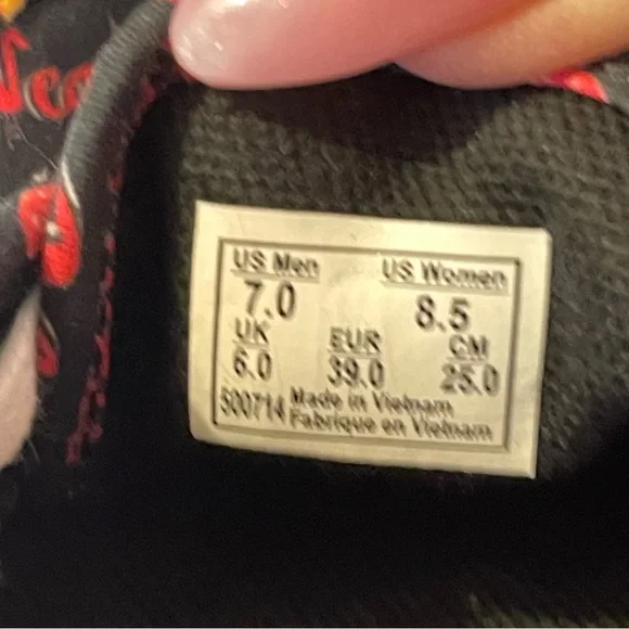 Limited Edition Las Vegas Vans Size 8.5 Women’s Size 7 Men’s Sneaker Shoes - Picture 7 of 13